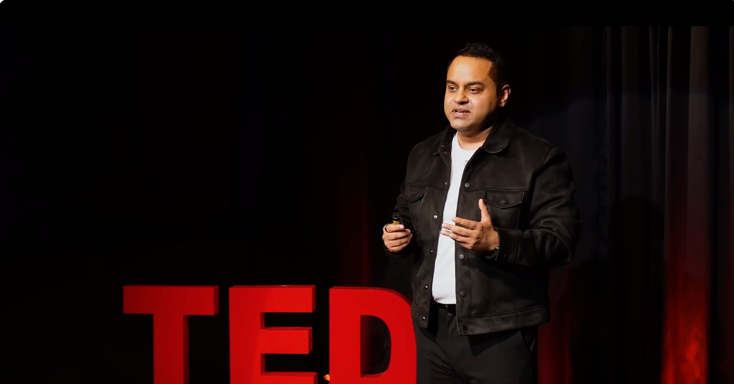 Apurv Singh speaking at TEDx
