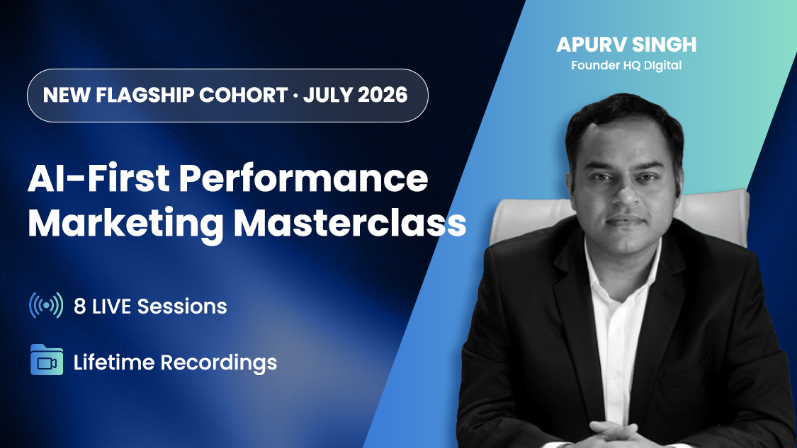 AI-First Performance Marketing Masterclass